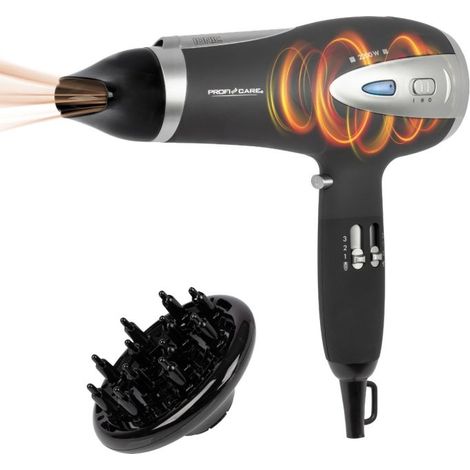 ProfiCare Secador de Pelo PC-HTD 3113 Czarna Negro 2200 W