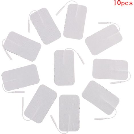 Filiyano-10 électrodes TENS auto-adhésives en gel pour massage et acupuncture corporelle, stimulateur d'impulsions thérapeutiques, électro-adhésif
