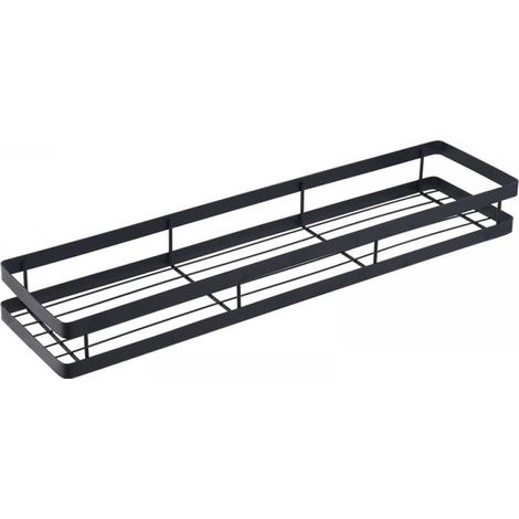 Étagère murale de rangement pour cuisine, porte-épices, panier de rangement, étagère de rangement pour placard, panier suspendu pour ustensiles de cuisine (Dimensions : 40 x 5 x 12,5 cm) (1/5)