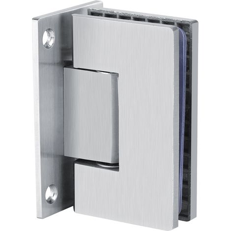 Charnière de porte de salle de bain en acier inoxydable, charnière double face à 90 degrés, vendue à l'unité. Veuillez envoyer une photo pour confirmation avant de commander. (1/5)