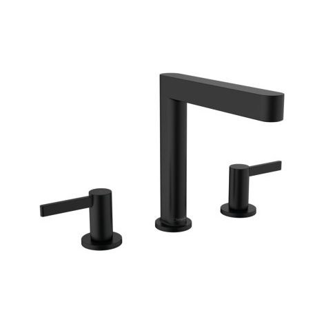 hansgrohe Finoris 3-Loch Waschtischarmatur 160 mit Push-Open (1/5)