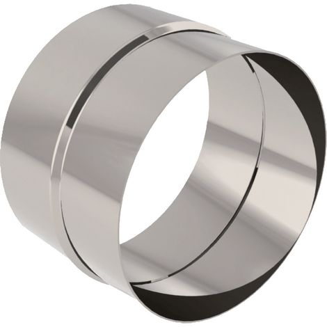 Aldes – Manchon de raccordement pour conduits souples – Acier anisé – Diamètre 100mm – Réducteur VMC pour installations professionnelles