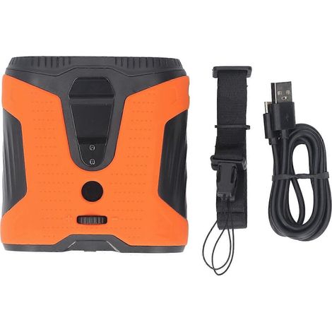 Hüftventilator mit 16 Stunden Betriebszeit, 10000-mAh-Akku, LCD-Display, tragbarer persönlicher Clip-Ventilator mit Taschenlampe und