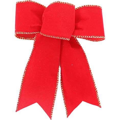 Guirlande Extérieure - Nœud En Lin Pour Décoration De Porte Et Intérieur - Idéal Pour Noël Et Automne - Lot De 4 (1/5)