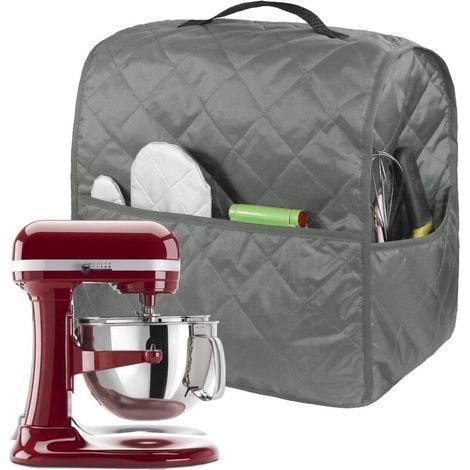 Housse de protection anti-poussière pour mixeur pour le garder propre et en sécurité (mixeur non inclus) (gris) (1/5)