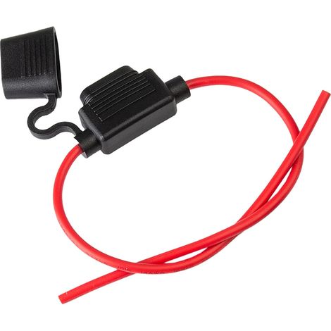1 porte-fusible pour voiture, camion, moto, bateau, 14 AWG, max. 20 A, pour voiture, camping-car, camping-car