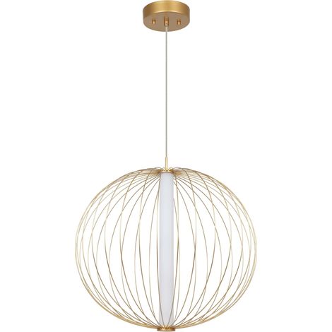 Suspension LED Treviso grande dorée 3000K Ø60cm Light (1/5)