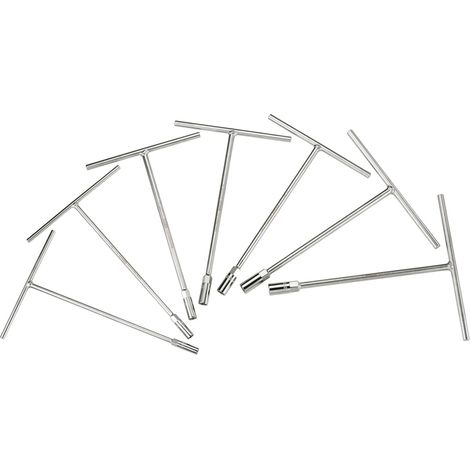 KS Tools T-Griff Steckschlüssel-Satz, 7-teilig, 8-14mm (1/5)