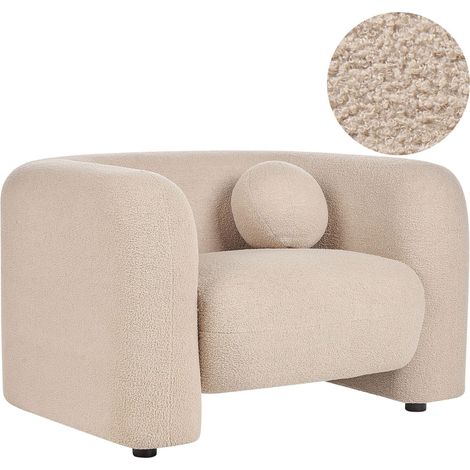 Armchair LEIREN Boucle Beige