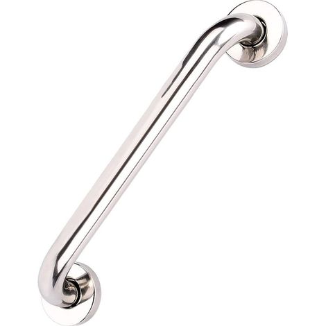 Maniglione di supporto in acciaio inox per bagno, vasca da bagno, WC, per anziani, disabili, bambini e donne in gravidanza, 50 cm (1/5)