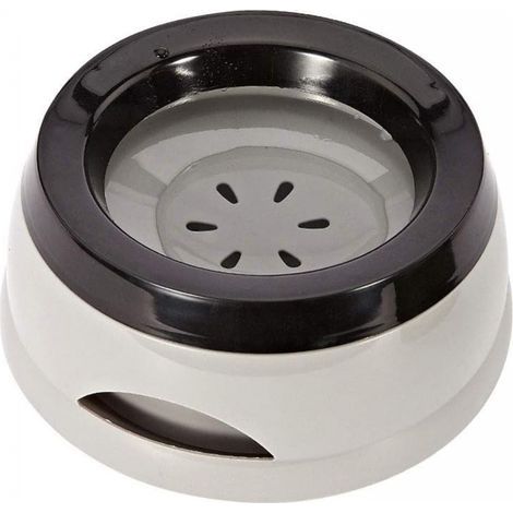 ciotola per cani, ciotola anti-rovesciamento per acqua per cani, grigia, ciotola con dispenser a lenta erogazione adatta per casa e viaggi, ciotola per acqua per cani/gatti/animali domestici (1/5)