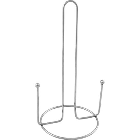 Porte-essuie-tout - 290 mm - Chrome - Matériaux de haute qualité - Style industriel (1/2)