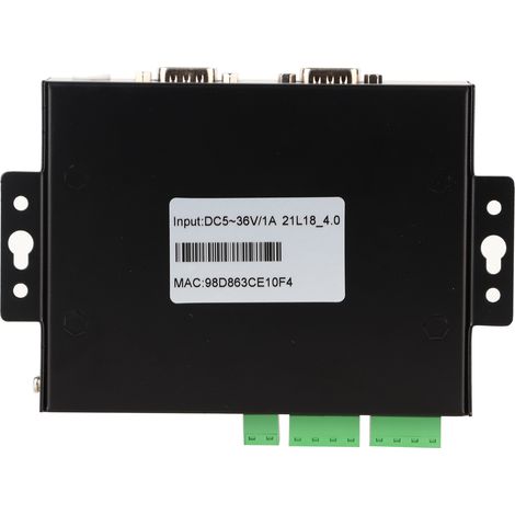 HF-5122 Double port série vers Ethernet RS232/485/422, serveur de données série, transmission de données 5 à 36 V CC (1/4)