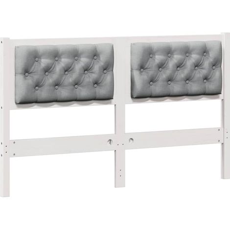 Maison Exclusive - Cabecero Otro y gris claro 150 cm Madera maciz