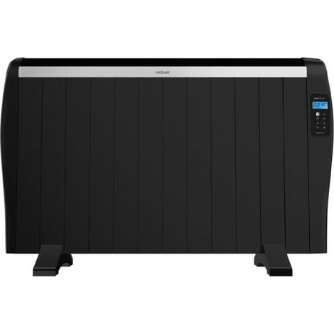 Cecotec Radiatore elettrico ReadyWarm 2500 nero termico, 12 elementi, 1800 W, parete o supporto, timer, telecomando, display LCD, 25 m2 (05803) (1/5)