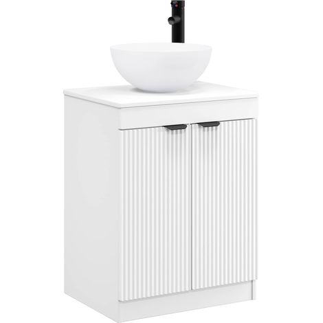 Bathroom Furniture Set White Engineered Wood vidaXL (1/5)
