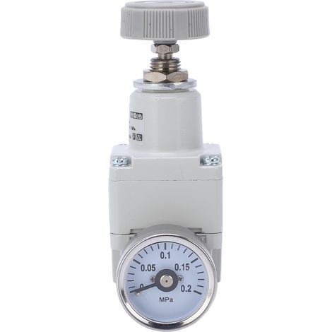 Régulateur d'air comprimé pneumatique avec manomètre, détendeur précis, type SMC (1/5)