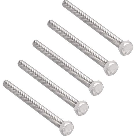 5/16-18x4" Boulon Hexagonaux Acier Inoxydable 304 Boulon à Vis Hexagonale 5pcs (1/5)