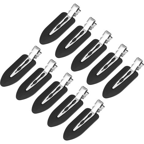 APEX Lot de 10 pinces à cheveux sans pli, pinces à cheveux anti-pliure, pinces à boucles, pinces à maquillage pour frange (1/5)