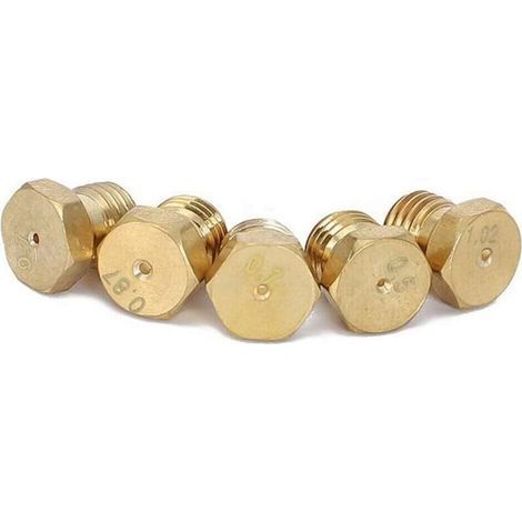 Lot de 5 brûleurs à gaz naturel pour plaque de cuisson au gaz naturel GPL, jets, buses et injecteurs (1/5)