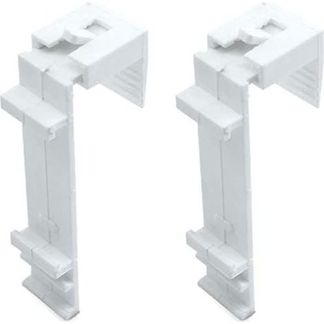 Ensemble de 4 accessoires pour rideaux, support de rideau plissé nouveau style, en stock. (1/5)