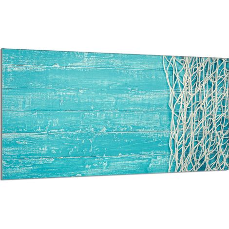 Glas-Herdplattenschutz 90x52 Türkis (1/5)