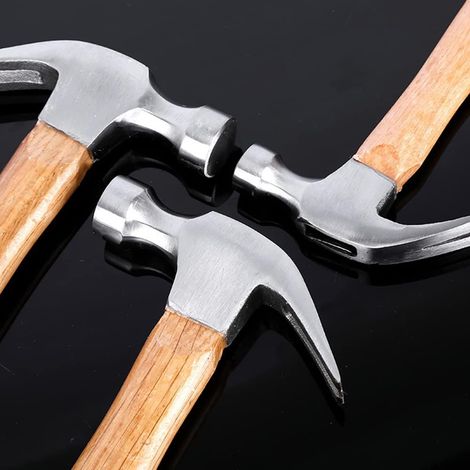 1 Pcs Marteau Charpentier-Multifonction Marteau, Marteau Acier Forgé, Marteau Griffes Acier, Mini avec Manche en bois Ergonomique et Applicable à diverses occasions (1/4)