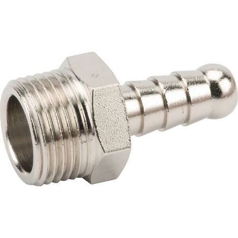 Racor empalme manguera rosca macho BSPP 8 mm x 3/8" UNIVERSAL HCMP838 (1/2)