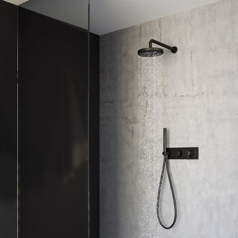 Pack douche mitigeur encastré TRIVERDE Blackmat -Cristina Ondyna XTV60813 (1/5)