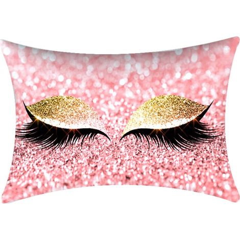 Taie d'oreiller pour coussin de taille, housses d'oreiller faciles à nettoyer, coussin carré doux (1/5)