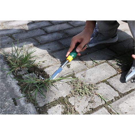 Outil de désherbage portable pour allées et trottoirs, pelle à désherber avec lame en acier au carbone pour le jardinage (1/5)