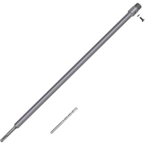 Rallonge pour scie cloche carbure SDS Plus 600 mm – Filetage M22 – Acier à outils – Compatible trépans 68/82 mm béton (1/5)
