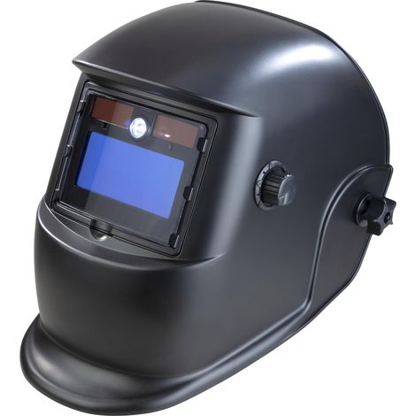 Casque soudage auto-obscurcissant LED 92x42 mm, temps de commutation 1/25000 s, solaire + batteries (1/4)