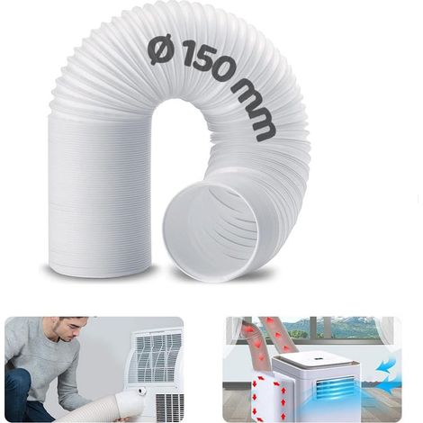 Manguera de escape flexible para aire acondicionado - Diámetro exterior Ø150 mm - Manguera de escape de aire - Manguera de aire acondicionado - Manguera universal móvil para aire acondicionado (1/5)
