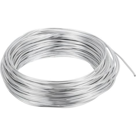 Fil De Formation Pour Bonsaï 3mm 29 Mètres Au Total Argent (1/5)