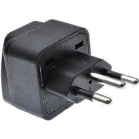 Adaptateur universel pour prise brésilienne (3 broches) EU/EUR/AU/US/UK vers Brésil : adaptateur de voyage, cordon d'alimentation, chargeur, prise de courant. (1/5)