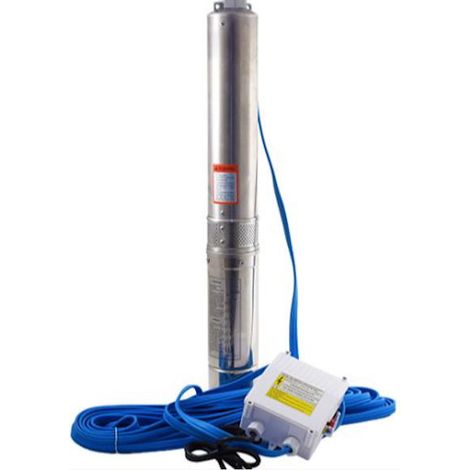 Pompe immergĂ©e Saturn 4 03 13 M â MonophasĂ©e 220-240V â DĂ©bit 5100 L/h â Hauteur refoulement 93 m â Acier inoxydable 304 â Espa Leader