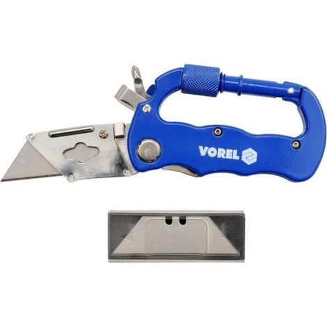Coltello multiuso Vorel 76526 blocco di sicurezza alluminio