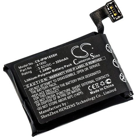 NX - Batterie montre connectée pour Apple Series 3 42mm 3.82V 350mAh