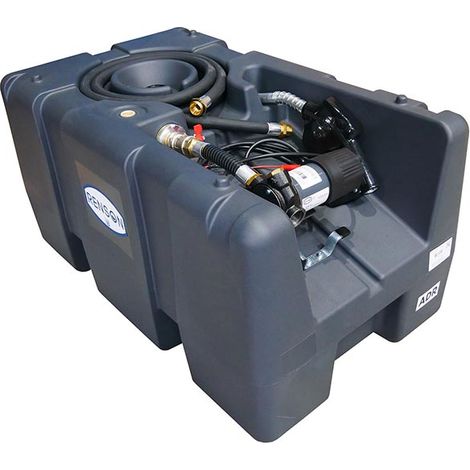 Renson – Cuve mobile 200l 12V avec pompe 34L/min – Polyéthylène haute densité – Ravitaillement autonome pour chantiers et agriculture