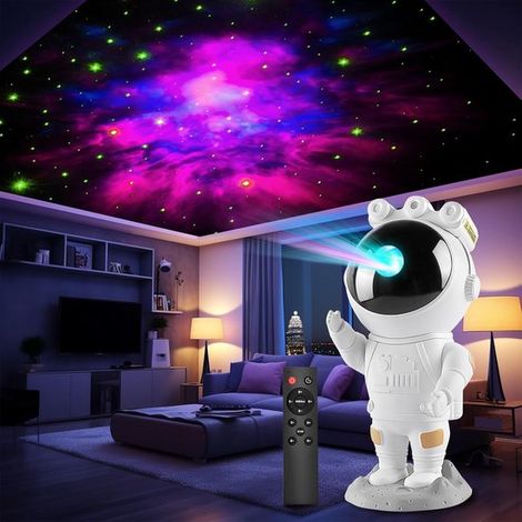 Proyector de galaxias + máquina de ruido blanco con 28 sonidos relajantes (1/5)