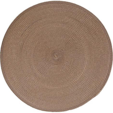 Tischset geflochten d38cm taupe - Sg secret de gourmet