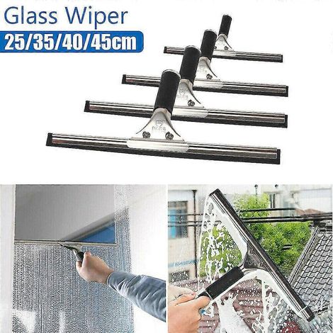 25-45 cm Glasabzieher für Fensterreinigung, Dusche, Badezimmer-25cm