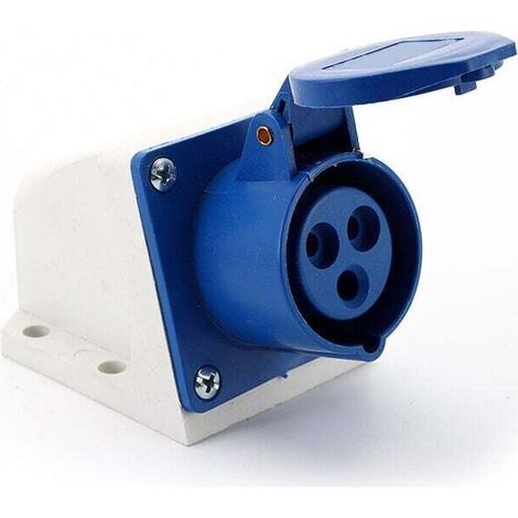 16 Amp 3pin Prise Industrielle 220V-250Volt étanche IP44 étanche 2P + E 16A (1/5)