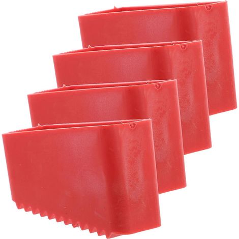 Lot de 4 patins antidérapants pour pieds d'échelle, protections pour pieds d'échelle-5.50X3.80X2.50CM-Rosy