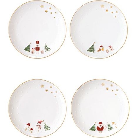 Geschenkset 2 Teller - Let It Snow - Pozzi Milano Spa