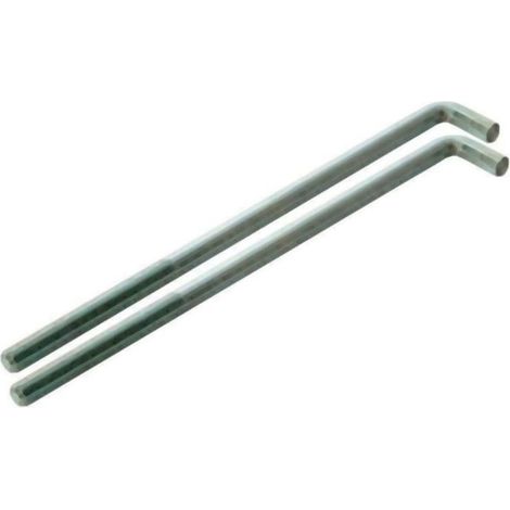 Faithfull PROEXTB18 External Building Profile - 460mm (18in) Bolts (Pack 2) FAIPROEXTB18
