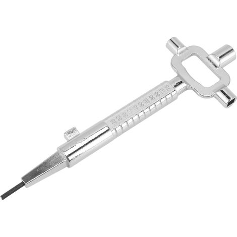 Outil de serrurier multifonctionnel en alliage de zinc : manomètre pour cylindre, tourneur de came et tourneur de broche pour la réparation de portières de voiture