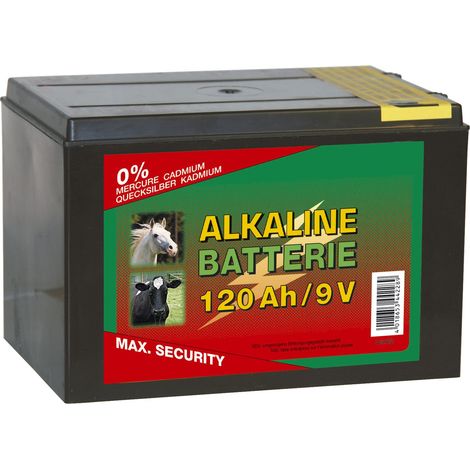 BATTERIA A SECCO ALCALINA 9V  120 Ah