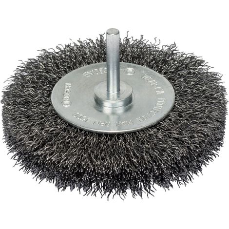 Brosse circulaire à fil ondulés Ø 100 cm Tige 6mm - BOSCH 2607017119
